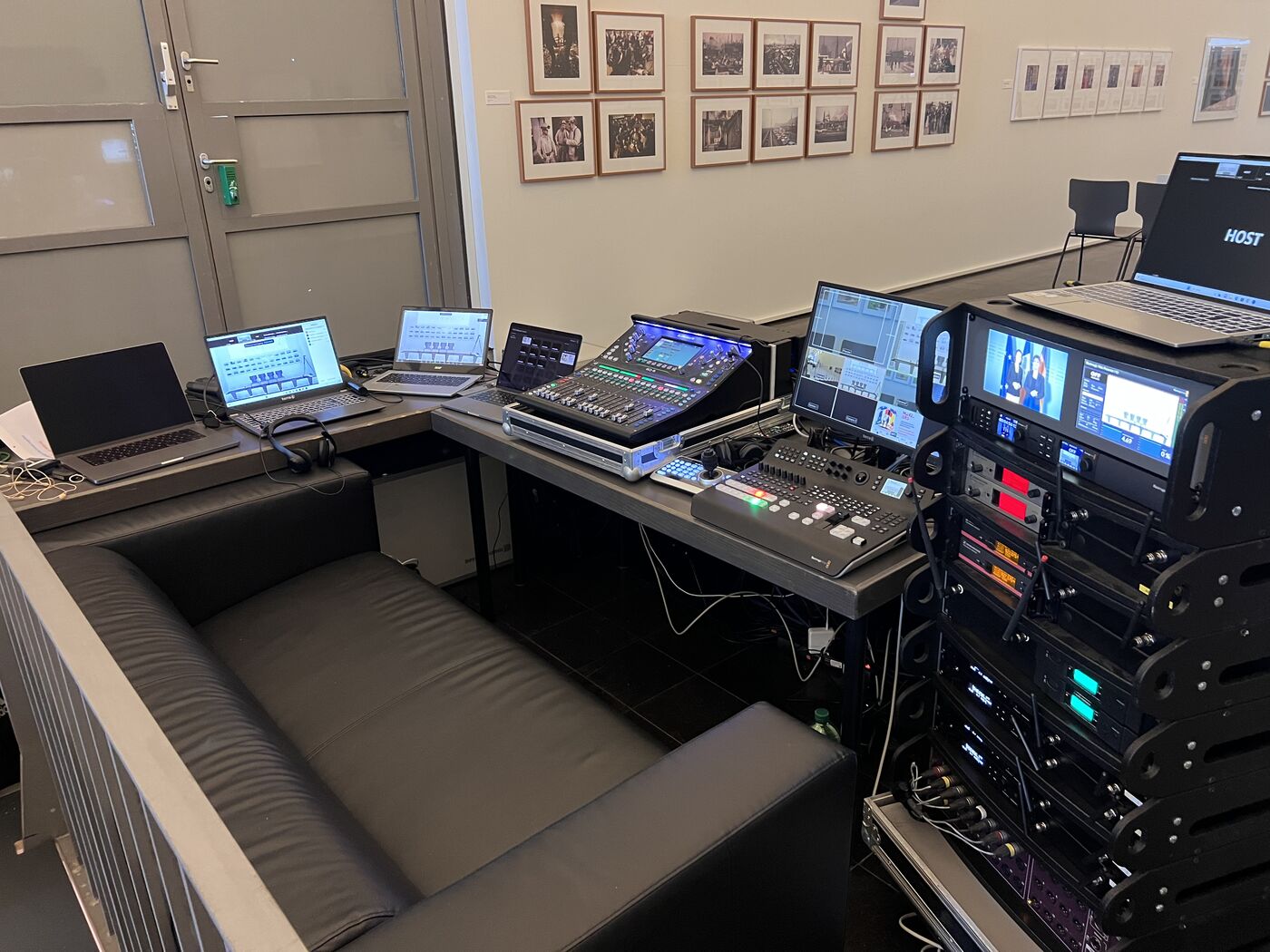 Regie- und Streaming-Equipment für hybride Events